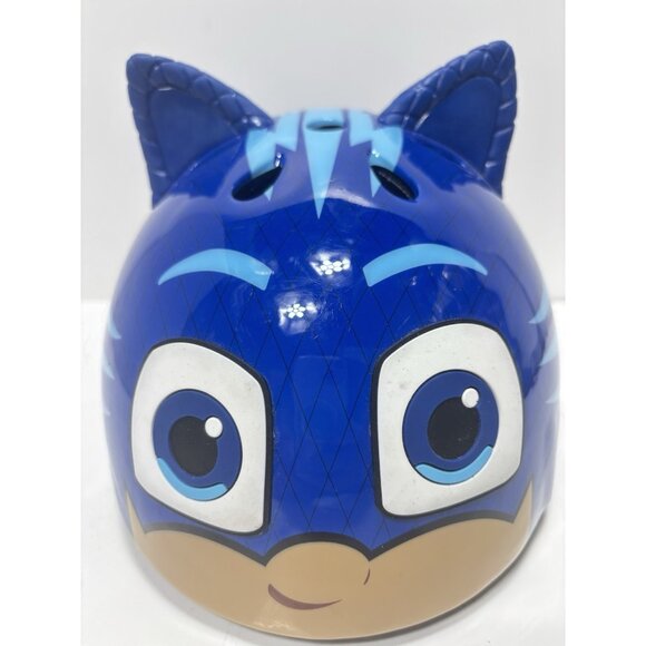 Connor PJ Masks Child Blue Cartoon Bicycle Helmet, Brand New Ages 3+ 48-52cm M - Picture 2 of 8